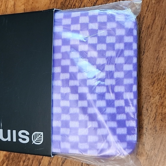 Purple Checkered tights from SIMONS - Picture 2 of 5